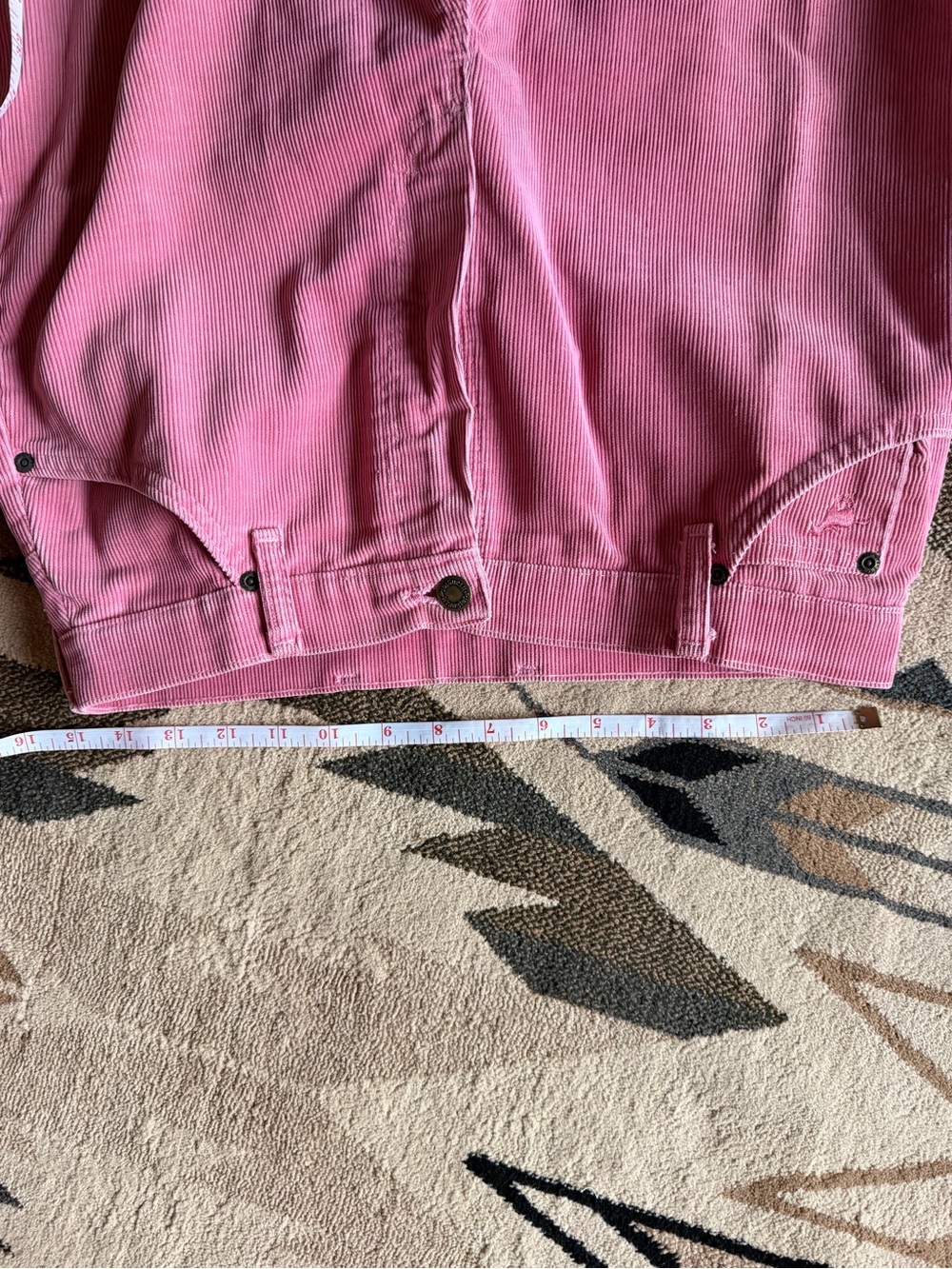 Wrangler Straight Leg Corduroy Jeans in Pink - Picture 4 of 7